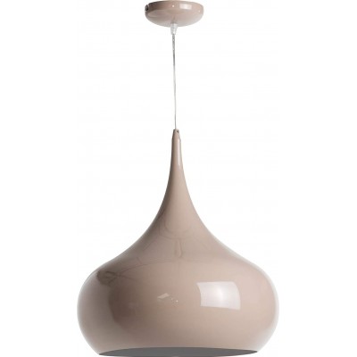 126,95 € Free Shipping | Hanging lamp 60W Round Shape 48×41 cm. Living room, dining room and bedroom. Modern Style. Metal casting. Gray Color