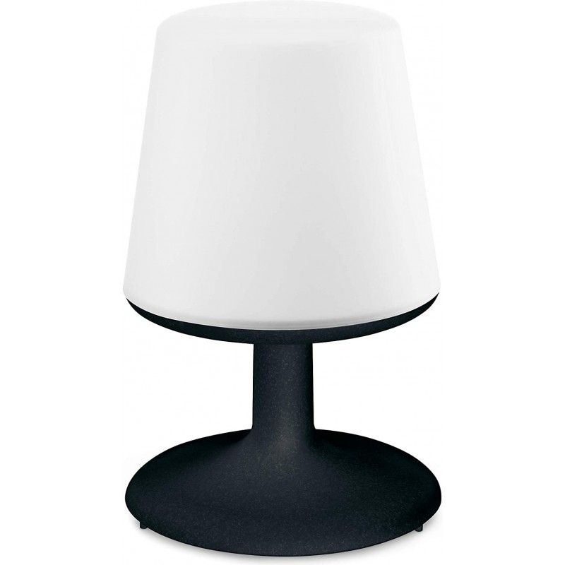 83,95 € Envío gratis | Lámpara de sobremesa 280W Forma Cilíndrica 28×18 cm. Comedor, dormitorio y vestíbulo. PMMA. Color blanco