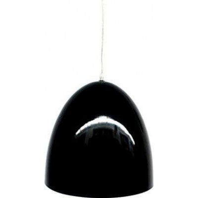 Lampada a sospensione Forma Sferica 40×40 cm. Soggiorno, sala da pranzo e camera da letto. Alluminio. Colore nero