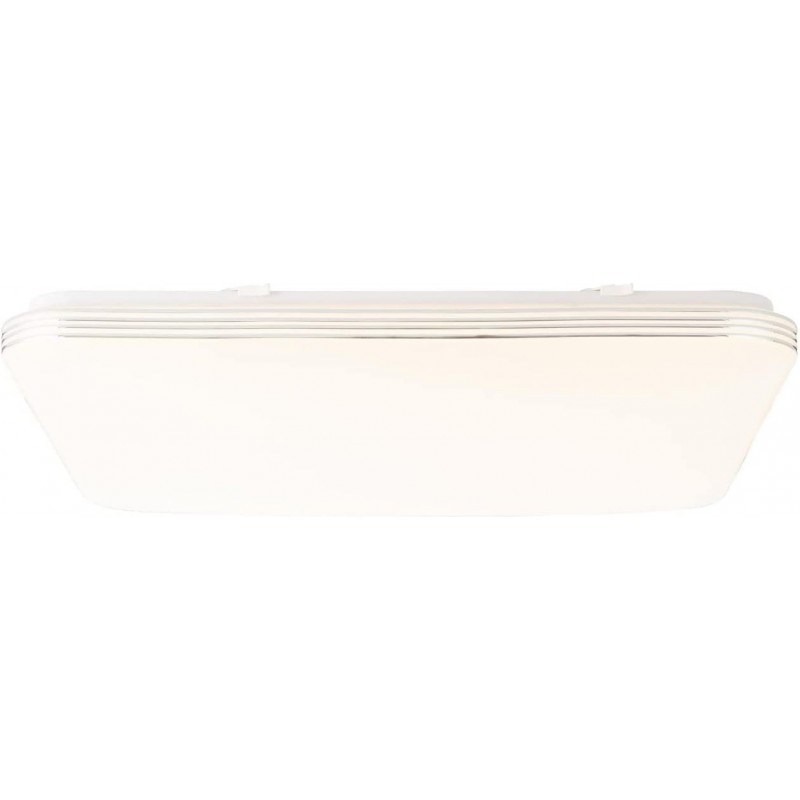 108,95 € Free Shipping | Indoor ceiling light 48W 3000K Warm light. Square Shape 54×54 cm. Living room, dining room and bedroom. Modern Style. PMMA and Metal casting. White Color