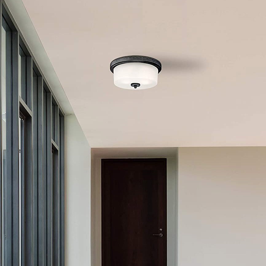 66,95 € Kostenloser Versand | Innendeckenleuchte LED Aluminium und glas. Weiß Farbe