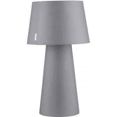 台灯 20W 圆柱型 形状 62×35 cm. 客厅, 饭厅 和 卧室. 北欧的 风格. 纺织品. 灰色的 颜色