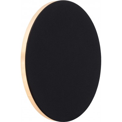 Indoor wall light 6W Round Shape 15×15 cm. Living room, bedroom and lobby. Modern Style. Acrylic and Aluminum. Black Color