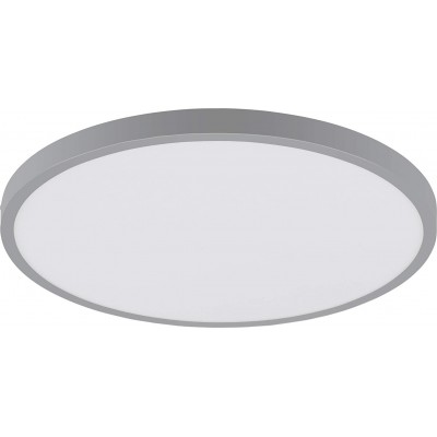 106,95 € Free Shipping | Indoor ceiling light Eglo 25W Round Shape 40×40 cm. Living room, dining room and bedroom. Modern Style. Aluminum and PMMA. White Color