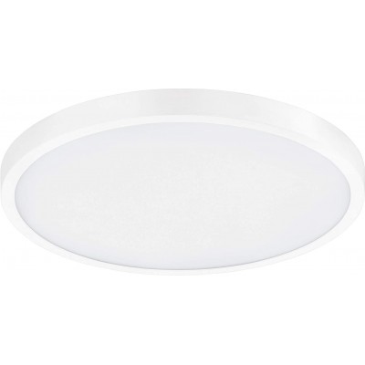 Plafoniera da interno Eglo 25W 3000K Luce calda. 40×40 cm. Alluminio e pmma. Colore bianca