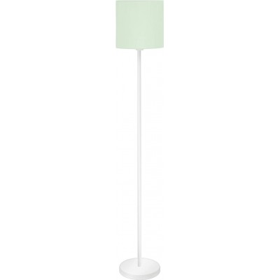 87,95 € Free Shipping | Floor lamp Eglo 60W Cylindrical Shape 158×28 cm. Dining room, bedroom and lobby. Modern Style. Steel. White Color