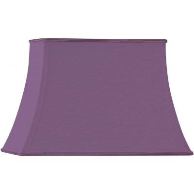 Pantalla para lámpara Forma Rectangular Ø 30 cm. Tulipa Salón, comedor y dormitorio. Color rosa