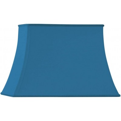 Tela da lâmpada Forma Retangular Ø 30 cm. Tulipa Sala de estar, quarto e salão. Cor azul
