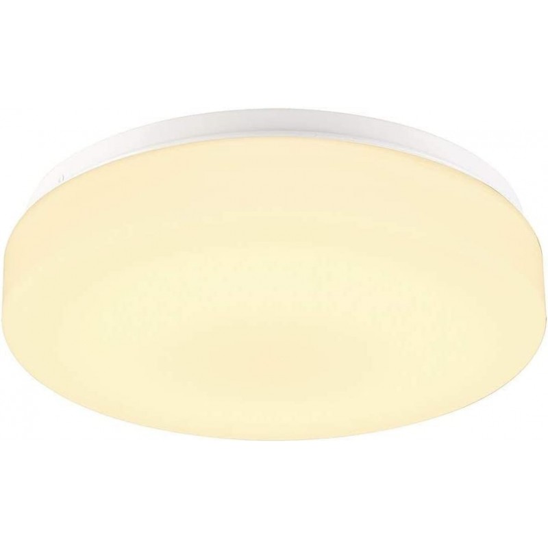 81,95 € Free Shipping | Indoor ceiling light 15W 3000K Warm light. Round Shape 30×30 cm. Living room, dining room and bedroom. Modern and cool Style. Aluminum and Polycarbonate. Yellow Color
