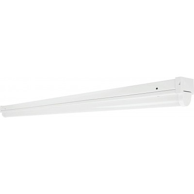 Lámpara de techo 46W Forma Alargada 146×7 cm. Comedor, dormitorio y vestíbulo. Acero. Color blanco