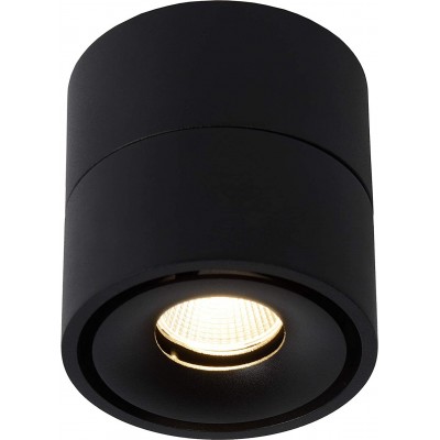 Внутренний точечный светильник 8W Цилиндрический Форма 8×8 cm. Столовая, спальная комната и лобби. Современный Стиль. Алюминий. Чернить Цвет