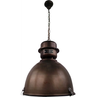 77,95 € Free Shipping | Hanging lamp 60W Spherical Shape 145×43 cm. Living room, dining room and lobby. Industrial Style. Metal casting. Brown Color