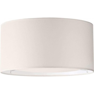 灯罩 圆柱型 形状 Ø 50 cm. 郁金香 客厅, 饭厅 和 卧室. 白色的 颜色