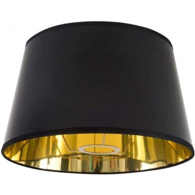 71,95 € Free Shipping | Lamp shade Conical Shape 30×30 cm. Tulip Living room, bedroom and lobby. Paper. Black Color
