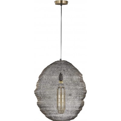 72,95 € Envio grátis | Lâmpada pendurada 40W 47×46 cm. Metais. Cor latão