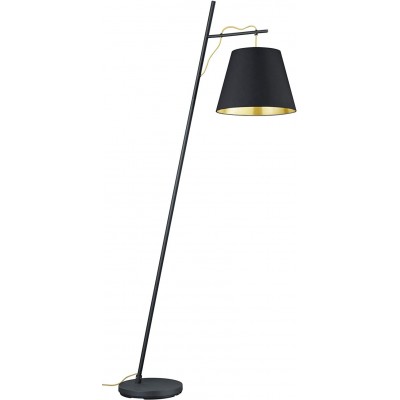 Lámpara de pie Trio 40W Forma Cónica 180×80 cm. Salón, comedor y dormitorio. Estilo moderno. Metal. Color negro