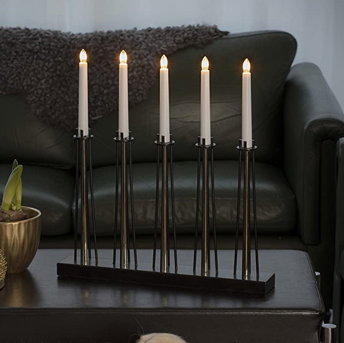 74,95 € Envoi gratuit | Lampe de table 46×44 cm. Conception en forme de lustre Métal. Couleur noir