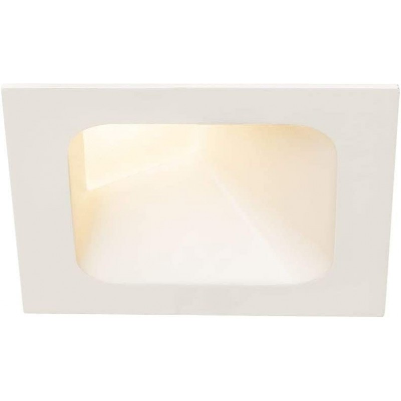 116,95 € Free Shipping | Recessed lighting 9W Rectangular Shape 12×12 cm. Living room, dining room and lobby. Aluminum. White Color