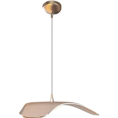 Lámpara colgante 10W 120×34 cm. LED Comedor, dormitorio y vestíbulo. Metal. Color cobre