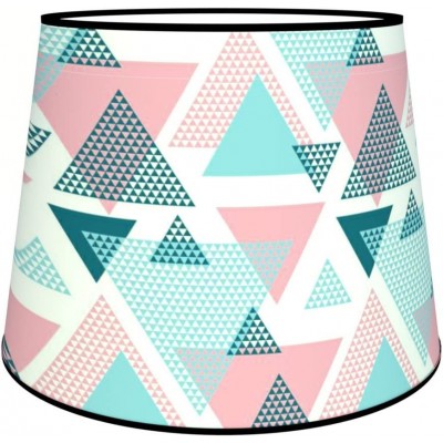 88,95 € Free Shipping | Lamp shade Conical Shape 45×40 cm. Tulip Dining room, bedroom and lobby. Textile and Polycarbonate. Blue Color