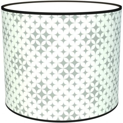88,95 € Free Shipping | Lamp shade Cylindrical Shape 50×50 cm. Tulip Living room, dining room and bedroom. Textile and Polycarbonate. White Color