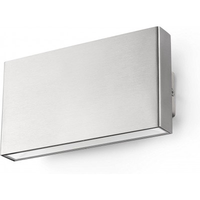 88,95 € Free Shipping | Indoor wall light 14W Rectangular Shape 18×9 cm. LED Living room, dining room and lobby. Modern and cool Style. Steel and Stainless steel. Gray Color