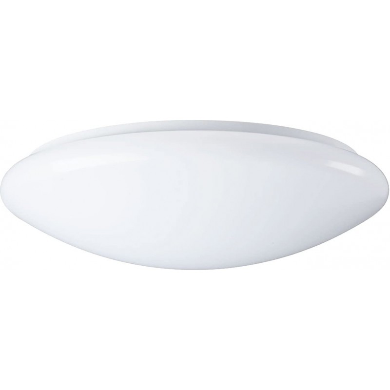 76,95 € Free Shipping | Indoor ceiling light 18W Round Shape 34×34 cm. LED Living room, dining room and bedroom. Classic Style. PMMA and Metal casting. White Color