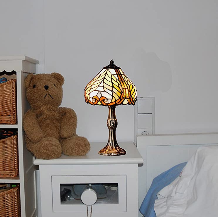 96,95 € Envoi gratuit | Lampe de table 37×20 cm. Cristal. Couleur orange
