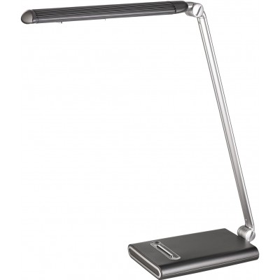 Desk lamp Extended Shape 45×15 cm. Articulated LED Dining room, bedroom and lobby. Aluminum. Aluminum Color