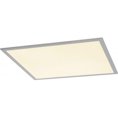 107,95 € Spedizione Gratuita | Pannello LED 40W LED 62×62 cm. LED Alluminio. Colore argento