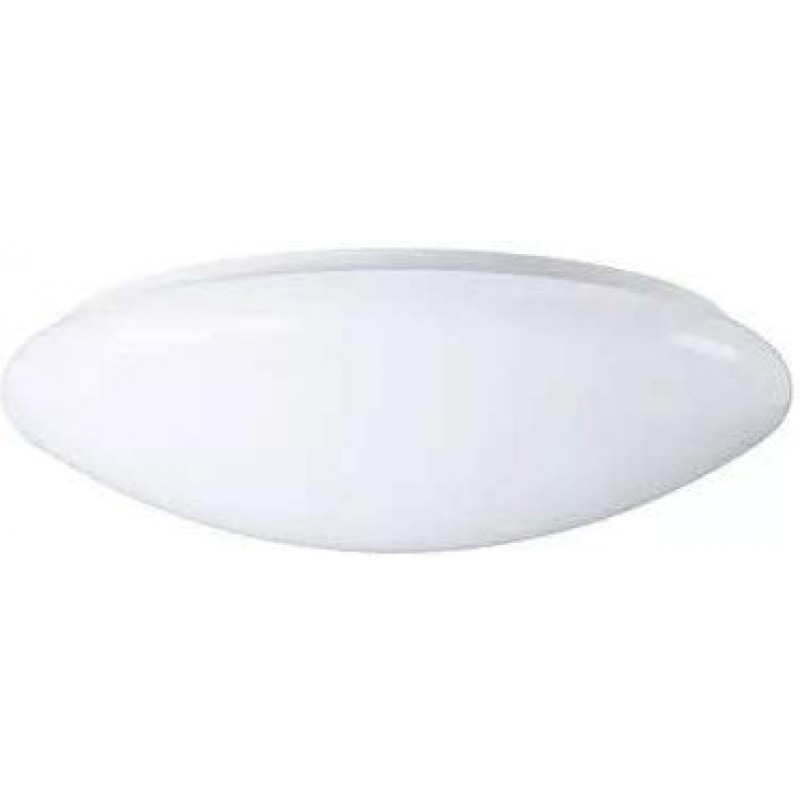 83,95 € Free Shipping | Indoor ceiling light 24W Round Shape 43×43 cm. Living room, dining room and bedroom. Classic Style. Aluminum, PMMA and Glass. White Color