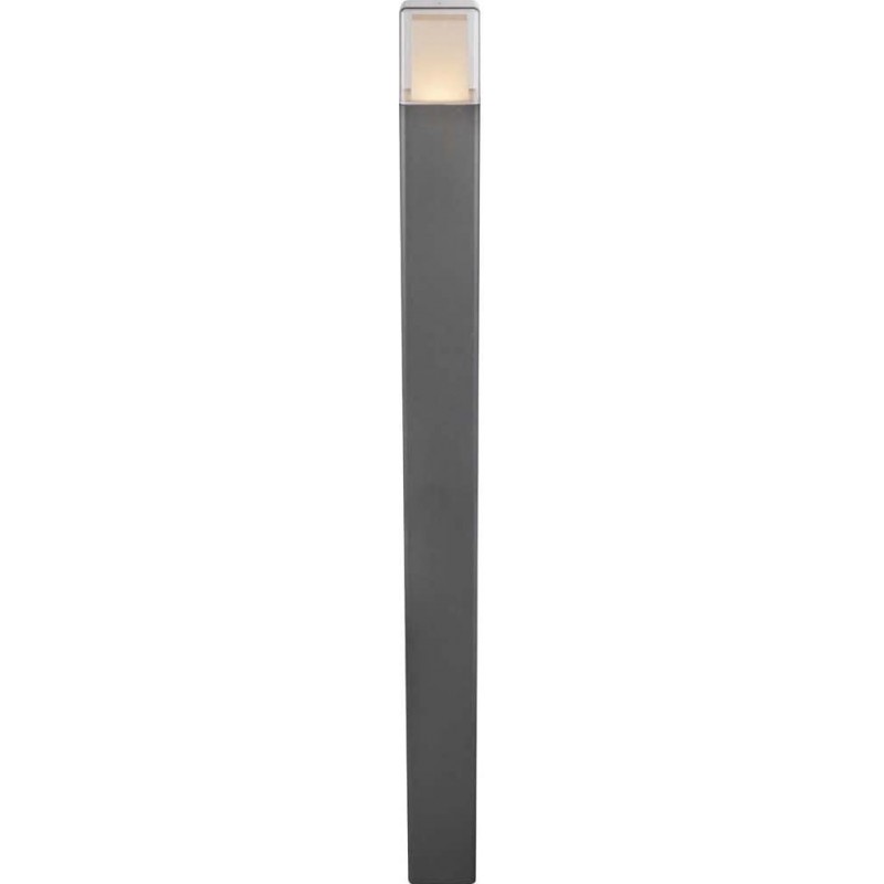 82,95 € Kostenloser Versand | Leuchtfeuer Rechteckige Gestalten 110×9 cm. Terrasse, garten und öffentlicher raum. Aluminium. Schwarz Farbe
