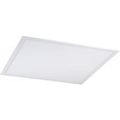 127,95 € Envío gratis | Panel LED LED 62×59 cm. LED de techo empotrable Acero. Color blanco