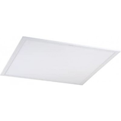Panel LED LED Forma Cuadrada 62×59 cm. LED de techo empotrable Salón, comedor y vestíbulo. Acero. Color blanco