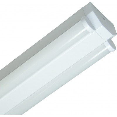 127,95 € Free Shipping | Ceiling lamp 40W 90×8 cm. 2 LED light points Aluminum. Aluminum Color