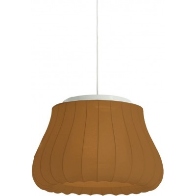 Lampada a sospensione Forma Cilindrica 58×58 cm. Soggiorno, sala da pranzo e atrio. Metallo. Colore marrone