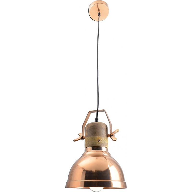 95,95 € 免费送货 | 吊灯 40W 球形 形状 30×22 cm. 客厅, 饭厅 和 卧室. 复古的 风格. 金属. 铜 颜色