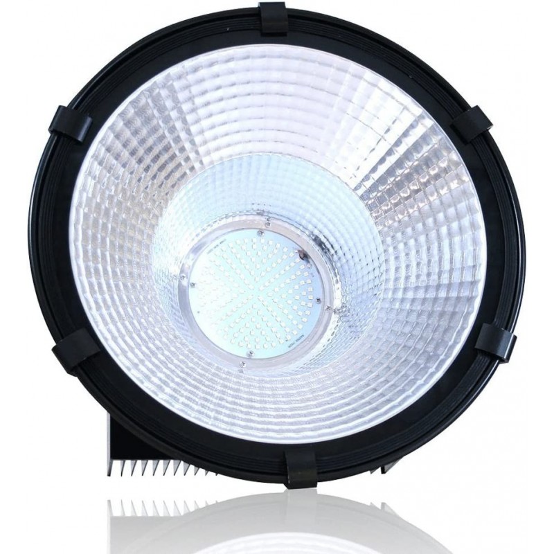 87,95 € Free Shipping | Indoor spotlight 150W Round Shape 39×38 cm. Living room, dining room and lobby. Industrial Style. Aluminum. Black Color