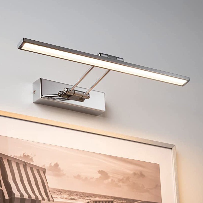 118,95 € Free Shipping | Furniture lighting 7W 2700K Very warm light. 45×19 cm. LED Metal casting. Gray Color