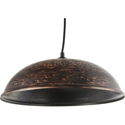 Lampada a sospensione Forma Rotonda 80×31 cm. Soggiorno, camera da letto e atrio. Metallo. Colore nero