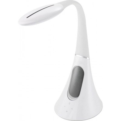 Lampada da scrivania 10W 33×17 cm. Lampada da tavolo con calendario. schermo integrato Pmma. Colore bianca