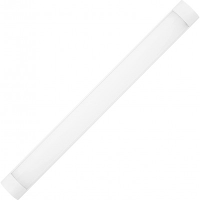 86,95 € Spedizione Gratuita | Lampada da soffitto 48W 37×6 cm. Cristallo. Colore bianca