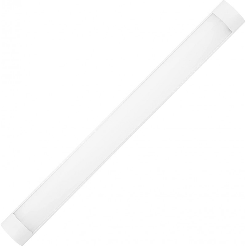 91,95 € 送料無料 | シーリングランプ 48W 細長い 形状 37×6 cm. リビングルーム, ベッドルーム そして ロビー. 結晶. 白い カラー