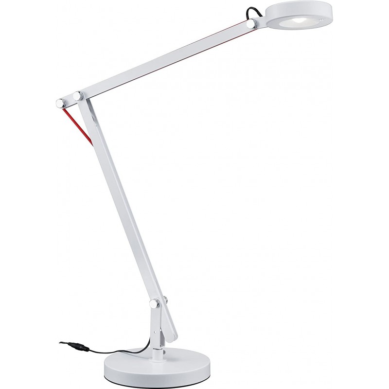 92,95 € Free Shipping | Technical lamp Trio 5W 3000K Warm light. 90×18 cm. Articulated. Clamping Accessories Metal casting. White Color