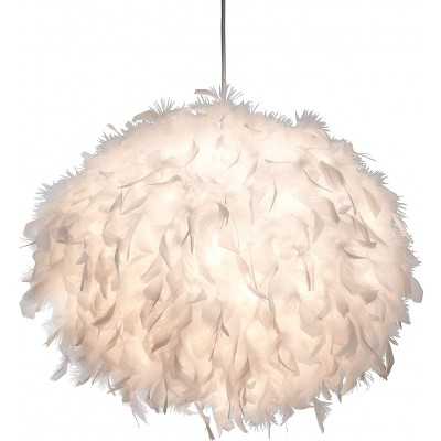 Hanging lamp 40W Spherical Shape 150×40 cm. Living room, dining room and lobby. Modern Style. Paper. White Color