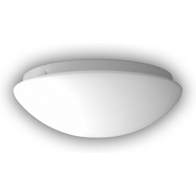 室内顶灯 60W 圆形的 形状 40×40 cm. 饭厅, 卧室 和 大堂设施. 玻璃. 白色的 颜色