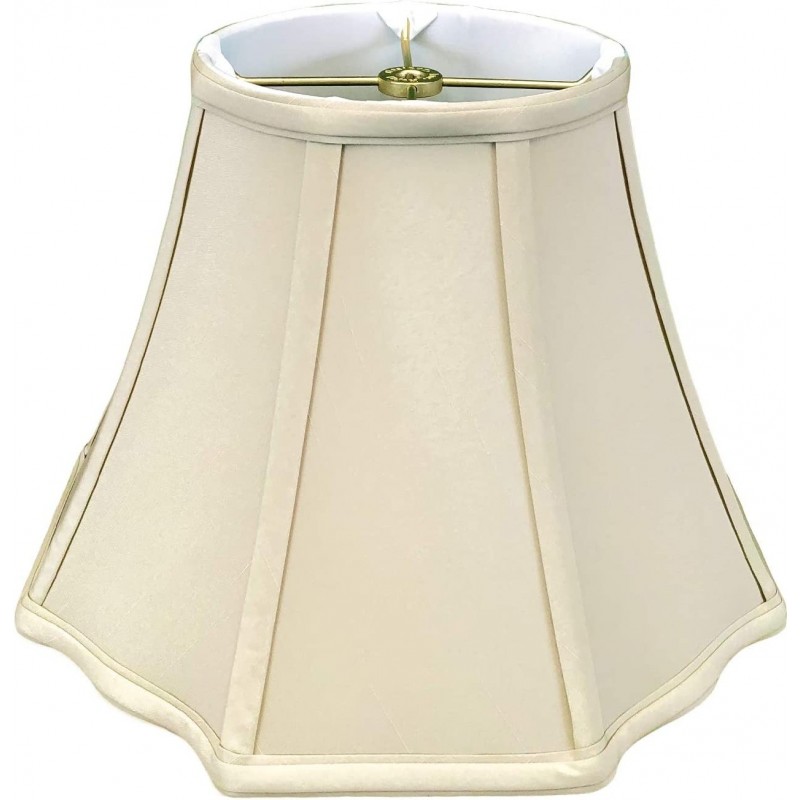123,95 € Free Shipping | Lamp shade Conical Shape Ø 35 cm. Tulip Living room, dining room and bedroom. Classic Style. Metal casting. Beige Color
