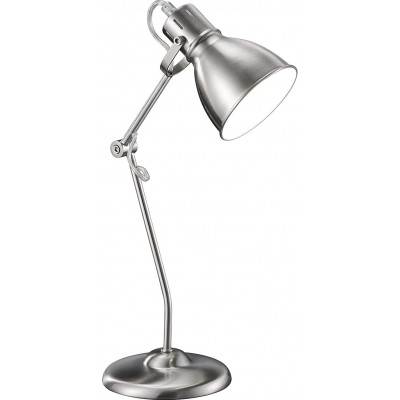 63,95 € Free Shipping | Desk lamp Trio 18W 45×23 cm. Metal casting. Silver Color