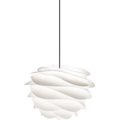 Lampe à suspension 60W Façonner Sphérique 48×48 cm. Salle, salle à manger et hall. PMMA. Couleur blanc