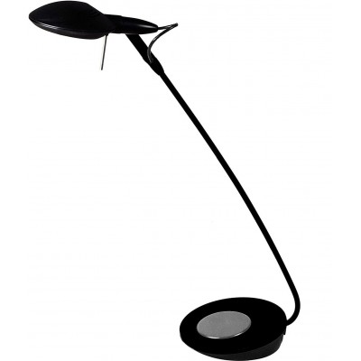 86,95 € Envio grátis | Lampada de escritorio 55×17 cm. LED ajustável Sala de estar, quarto e salão. ABS e Metais. Cor preto